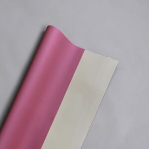 Papel Coreano Sólido Bicolor Palo Rosa/Amarillo Pastel 56x56cm 20 Pliegos