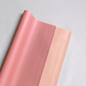 Papel Coreano Sólido Bicolor Palo Rosa/Rosado 56x56cm 20 Pliegos