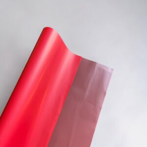 Papel Coreano Sólido Bicolor Rojo Italiano/Vino 56x56cm 20 Pliegos