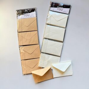 Sobre Para Tarjeta Chico 11.2 x 7.50cms. Pack 80 Unid.