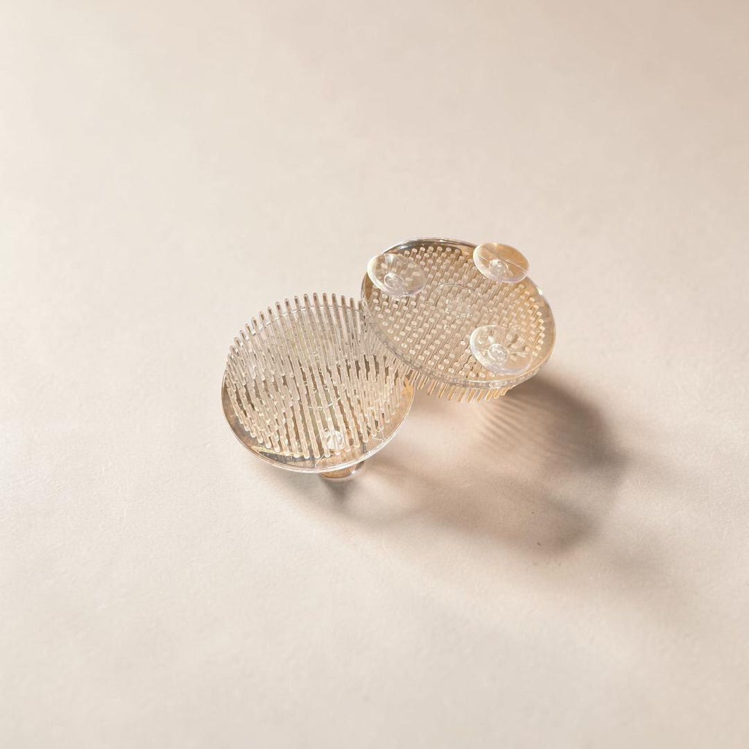 Kenzan (Ikebana) Soporte Ramo Transp. Ventosa 7cm.