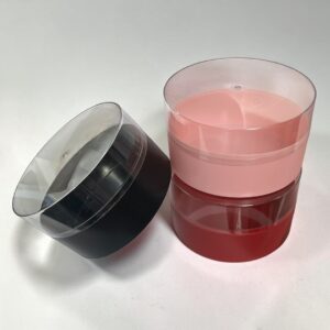 Caja Redonda Acrílica Tapa Transparente 23cm