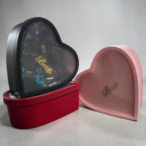 Caja Corazón Acrílica 2 Unidades