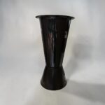 Florero Plástico Grande Negro C/Base unid