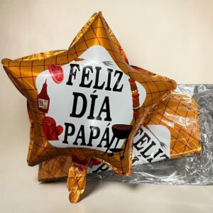 Globo Metalizado Día del Padre 18″ Pack 10 Unid mismo Diseño