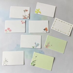 Tarjeta chica con diseño acabado mate 20 Unids. 9x6cm