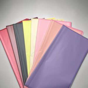 Papel Coreano Semitranslúcido Borde Mismo Color 20 pliegos 57×56 cm