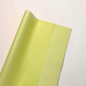 Papel Coreano Liso Semi-Translúcido Amarillo 20 pliegos 57×56 cm