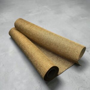 Malla Tipo Yute (arpillera) Caramelo 48cmx4.5mts