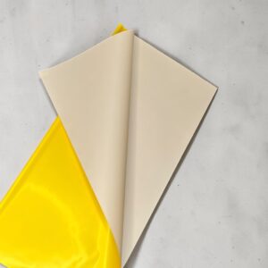 Papel Coreano Sólido Bicolor Amarillo/Beige 56x56cm 20 Pliegos
