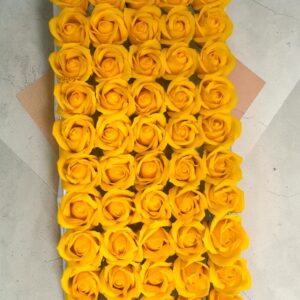 Rosas de Jabón Aromáticas Amarillas 50 uds